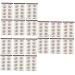 Beavorty 18 Pcs Eyebrow Stickers Makeup Tools Eyebrows Temporary Brow Tattoos Transfer Stickers Cosmetic Miss