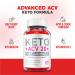 (3 Pack) Keto ACV 20 Plus Gummies - Official Formula Vegan - Apple Cider Vinegar 180 Gummies with Vitamins B12, B6, and Beet Root Juice - Buy Online on GoSupps.com