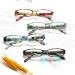 Cojwis 4 Pack Stylish Women's Reading Glasses - HD Clear Lens 3.5x Magnification Multi-Color Options - Buy Online on GoSupps.com