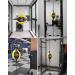 FOUUA Double End Bag Leather Speed Ball - Boxing Punching Ball with Pump - Gym MMA Sports Punch Bag for Adult Kids Men Women - Yellow - Buy Online on GoSupps.com