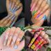 XXL Coffin No C Curve Nail Tips Clear Acrylic Extra Long Coffin Nails (500pcs) for Nail Salons & DIY Art | SITELENABY - Buy Online on GoSupps.com