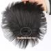 Drasawee Real Human Hair Topper for Men - Short Black Clip-In Hairpiece for Thinning Hair 16x18cm Natural Style - Buy Online on GoSupps.com