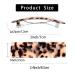 Premium French Hair Clips for Ladies - 2 Pack Large Automatic Clips in Ivory and Tortoise | Thick & Thin Hair Patent Pattern - Buy Online on GoSupps.com