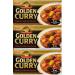 3x220g S&B GOLDEN CURRY BLACK- Japanese Curry Mix - vegetarian no meat contained - Flavour: Hot + Heartforcards shipping protection