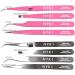 Tweezers by NYK1 Precision Eyebrow Tweezer - Slant or Pointed in Silver or Pink (Slant Pink x1 Unit) Strong Steel Standard Tweezers (Pink) - Buy Online on GoSupps.com