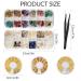 Buy Niceneeded Nail Art Crushed Shell Seashell Set - Irregular Abalone Slices & 3 Shell Sea Studs with Tweezers for Stunning Nail Designs - Buy Online on GoSupps.com