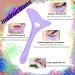 IOSPKKIO Eyeliner Template - Reusable Silicone Eye Tool for Perfect Wing Tips Lipstick & Face Cream Application (Purple) - Buy Online on GoSupps.com