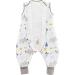Chilsuessy Winter Baby Sleeping Bag with Feet 2.5 TOG | 100% Cotton Toddler Wearable Blanket | Cute Rhino Design | 70cm/6-18 Months - Buy Online on GoSupps.com