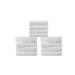 LANE LINEN 12 PC Wash Cloths Bathroom Set -100% Cotton Highly Absorbent Washcloths Bulk  Premium Spa & Hotel Quality Wash Clothes -White 12 Piece Wash Cloth White
