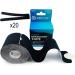 Pre-Cut Y Kinesiology Tape - 20pc Black Elastic Sports Tape for Muscle Pain Relief and Joint Protection - Buy Online on GoSupps.com
