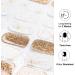 Semi Cured Gel Nail Strips Toenail Wraps Soft Self-Adhesive Gel Pedicure Stickers Salon-Quality Long Lasting Easy to Apply & Remove (Glitter & White) - Buy Online on GoSupps.com