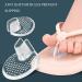 4 Pairs Clear Gel Silicone Thong Sandal Toe Protectors - Non-Slip Cushions & Inserts for Flip-Flops | International Shipping - Buy Online on GoSupps.com