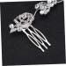 MAGICLULU Floral Rhinestone Hair Pin Hair Comb Long Issue Card Bride - Buy Online on GoSupps.com