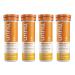 Nuun Immunity: Immune Support Hydration Supplement 4 Tubes (40 Servings) Orange Citrus Electrolytes Antioxidants Vitamin C Zinc Turmeric Elderberry Ginger Echinacea
