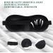 Buy 3D Sleep Mask for Men & Women - Light Blocking Eye Mask with Adjustable Strap for Comfortable Sleep Yoga & Travel - Buy Online on GoSupps.com