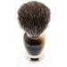 Edwin Jagger Imitation Light Horn & Nickel Classic Pure Badger Shaving Brush - Men's Shaving Brush for Cream or Soap - Buy Online on GoSupps.com
