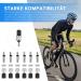 24-Part Bicycle Valve Replacement & Adapter Kit - Dunlop Valard Insert with Seal Nut for Trekking & City Bikes - Buy Online on GoSupps.com