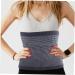 Buy Wool Jacquard Waist Support Belt for Back Pain Relief - Cold Weather Flexible Cashmere XL Grey - Buy Online on GoSupps.com