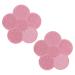 SWYSGS Makeup Brush Cleaning Mat Silicone Makeup Brush Cleaner Makeup Brush Scrubber Pad Portable Washing Tool for Makeup Brushes with Suction Cup (Pink)