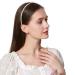 3 Pack White Faux Pearl Headbands - Bridal Hair Accessories for Women & Girls - Buy Online on GoSupps.com
