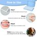 (10 Pack) Dental Wax for Braces & Aligners - 50 Premium Orthodontic Wax Strips - Buy Online on GoSupps.com