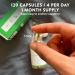 Premium Vegan Omega 3 High Strength 1100mg - 600mg DHA & 300mg EPA - 120 Vegan Capsules with Vitamin E - Sustainable Algae Oil Source - Buy Online on GoSupps.com