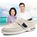 Diabetic Foot Shoes for Men | Pain Relief & Orthopedic Support | Adjustable Breathable Lightweight Footwear for Swollen Feet & Plantar Fasciitis - Black Gray - Buy Online on GoSupps.com