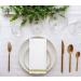 LEKOCH 50 PCs Premium Airlaid Napkins - Elegant White Design 40x40cm - High-Quality Disposable Napkins for Weddings & Events - Buy Online on GoSupps.com