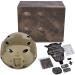 Tongcamo Military Helmet Airsoft Helmet and Mask Tactical Bump Helmet Fast PJ Tape for Men Multicam Military Sports Sand - Buy Online on GoSupps.com