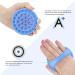 Ityes 38 Fingers Silicone Head Massage Brush | Scalp Massager Shampoo Brush for Men Women & Pets - Purple-Blue - Buy Online on GoSupps.com