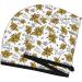 Hohey Bee Golden2 Hair Towel Wrap - Quick Drying Turban with Button | Ultimate Hair Drying Solution for All Hair Types - Buy Online on GoSupps.com