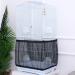 POPETPOP Bird Cage Cover Seed Catcher - Nylon Mesh Net Cover Skirt Guard in Black - Buy Online on GoSupps.com