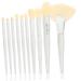 1 Set Makeup Brush Make up Lip Brush Blending Brush Powder Applicator Cosmetics Brush Portable Makeup Tool Long Handle Artificial Fiber Miss White Cosmetic Brush