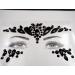 Mermaid Black Face Gems Glitter Stickers - Halloween Makeup Beauty - Buy Online on GoSupps.com