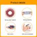 10 Acupressure Rings for Finger Massage | Stress Relief & Improved Circulation | Stress Reduction Massage Rings | International Shipping - Buy Online on GoSupps.com