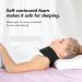 Cozyhealth Adjustable Neck Support | Soft Foam Universal Collar for Sleeping | Relieves Neck Pain & Spine Pressure - Black 6.3 cm Deep - Buy Online on GoSupps.com