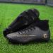 WRY Men's Professional Football Cleats - Black, Size 10 | Soccer Spikes for Competition & Training - Buy Online on GoSupps.com