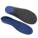 3 Pairs of Flexible Shock Absorbing InsolesNeutral Arch SupportFoot Orthotic Heel Pain ReliefOrthotic Footbed Blue (XS)