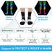 NEENCA Compression Ankle Socks 20-30 mmhg Medium White - Medical Grade for Injury Recovery, Pain Relief & Sports Protection - Buy Online on GoSupps.com