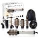 Bellissima 8 In 1 Interchangeable Hot Air Brush Dryer And Volumizer (8 Interchangeable Accessories Ion Technology Ceramic And Keratin Coated Brushes 2 Air Flow/temperature Combinations) 1000W UK Plug 8 in 1 Hot Air Brush