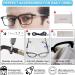 MARE AZZURO Fashion Reading Glasses 2.5x Black - Designer Readers for Women and Men - Buy Online on GoSupps.com