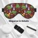 Frogs & Mushrooms Sleep Mask | Adjustable Double-Sided Soft Eye Covers for Perfect Shading & Reduced Eye Edema - Ideal for Sleep - Buy Online on GoSupps.com