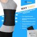 S Abdominal Binder Post Surgery - Elastic Waist Band for Stomach Support & Compression | Latex-free Breathable Hernia Belt for Tummy Tuck & Bariatric - 3 Panel - Fits 30-45" Waist - Black - Buy Online on GoSupps.com