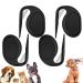 Pulunto Dog Comb Set for Pets - 4-Piece Fur Care Kit - Knot Remover Brush & Trimmer for All Sizes - Black - Buy Online on GoSupps.com