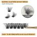 Buy Individual Eyelash Clusters - Mega C Curl Mix 12-18mm | DIY Eyelash Extensions for Stunning Eye Makeup - Buy Online on GoSupps.com