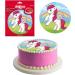 Unicorn Round 20cm 8 inch Edible Sugar Cake Topper. Licenced Product. Dekora. - Buy Online on GoSupps.com