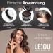 LEJOU Hair Powder Dark Brown for Men & Women - Instant Conceal for Hair Beard & Roots - 4g Makeup Powder - Buy Online on GoSupps.com