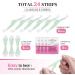 Facial Wax Strips Kit - 24 Strips for Eyebrow Shaping & Hair Removal at Home | Ideal for Sensitive Skin - Includes 4 Calming Oil Wipes - Buy Online on GoSupps.com