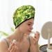 Hair Towel Wrap for Quick Drying | Button Towel Turban - Kiwi & Avocado Design - Buy Online on GoSupps.com