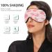 WELLDAY Cute Peach Sleep Mask - Adjustable Strap Eye Shade Cover for Men and Women - Buy Online on GoSupps.com